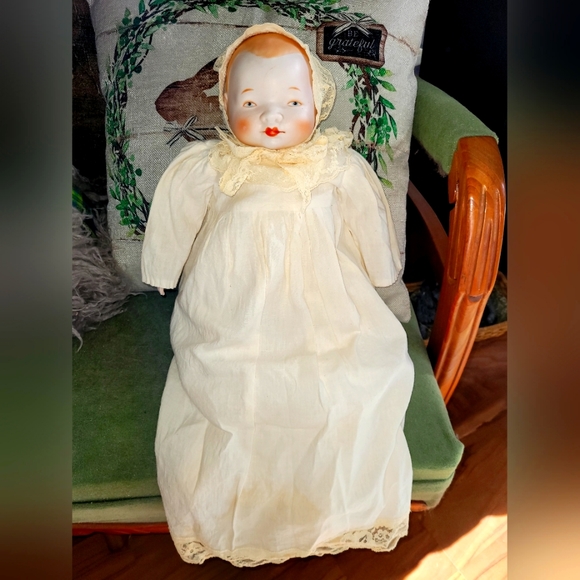 Bye Lo Other - Baby bye Lo Vintage Bisque Porcelain Baby Doll